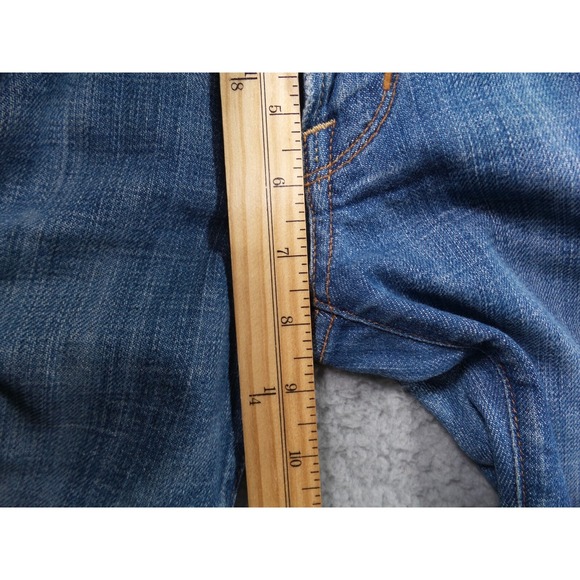 Citizens of Humanity Jeans Womens 29 Blue Denim Kelly Low Waist Cropped Stretch - Picture 9 of 16